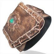 Armband i IMT. l�der.
