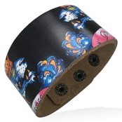 "Cat" Design l�derarmband.
