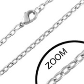 L�s kedja i rostfritt st�l 3mm (60cm)
