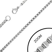 Rostfritt st�l kedja.  2,4mm -  60 cm