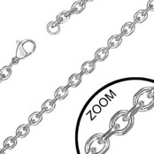 Facetterade kedja "3.3mm"  60cm