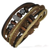 Fashion Armband Bomull / l�der.