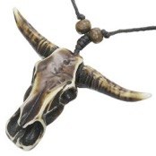 "African style" Organic Bone halssmykke