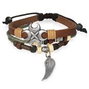 "Wings" L�der-armband.