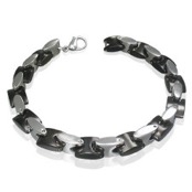 Cool mens armband i rostfritt st�l (316L) 22cm.
