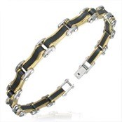 Guldpl�terad armband 20cm "Napolitane"