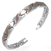 Tungsten armband "polerad Blackcoat"