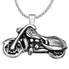 Harley Davidson som ett halsband.