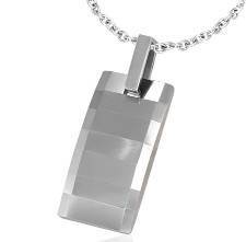 Tungsten halsmykke i ett trevligt enkel design.