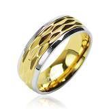 "Rostfritt st�l" Guldpl�tterad Ring