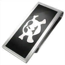 "Skull" Snygg sedelkl�mma.