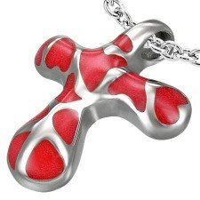 "Uniq red cross" Rostfritt st�l.