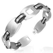 Vackra mens armband f�r m�n i rostfritt st�l.