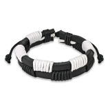 L�derarmband "Black/White"