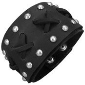 Tufft L�derarmband "Cross"