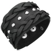 L�derarmband "Black"