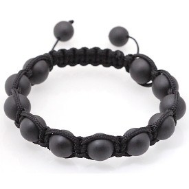 "Black" Pearl Armband med 12mm svarta p�rlor.