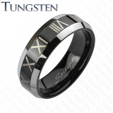 "Black sign" Tungsten ringar.