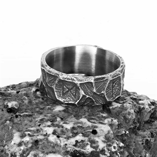Old Viking / Ring i rostfritt stål