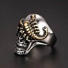 Skull Scorpio Ring