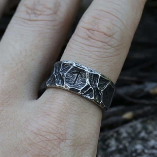 Old Viking / Ring i rostfritt stål