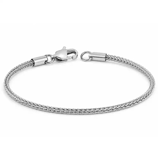 Minimalistiskt Armband i Rostfritt stål 2,5 mm – Modern Rope Chain
