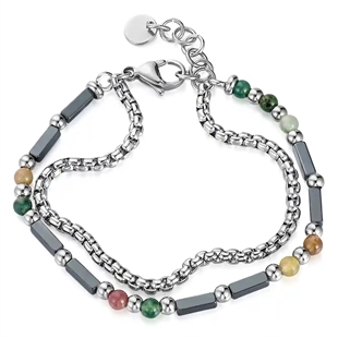 armband för män pärlor