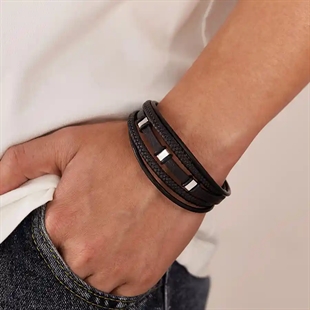 armband för män svart