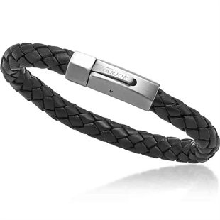 Rått läder och sten i perfekt kombination armband set