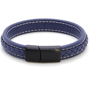 Major Blue / Läder armband