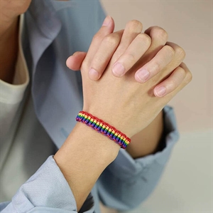 Handgjort Pride-armband