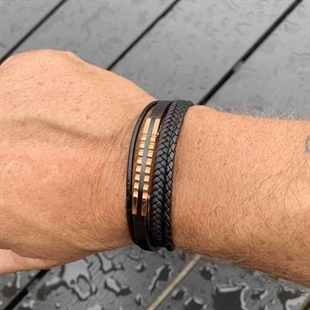 läderarmband för män