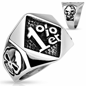 1% ring i Rostfritt stål.