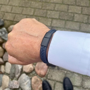 Major Blue / Läder armband