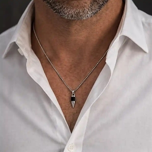 BulletCore Steel halsband svart