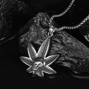 Skalle cannabis - halsband