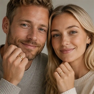 T8 tungsten förlovningsring