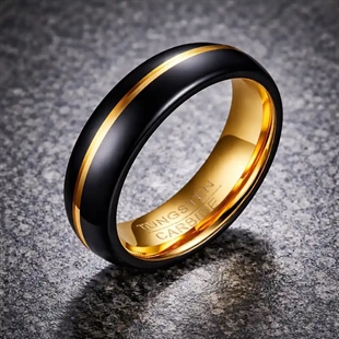 Tungstenring för män