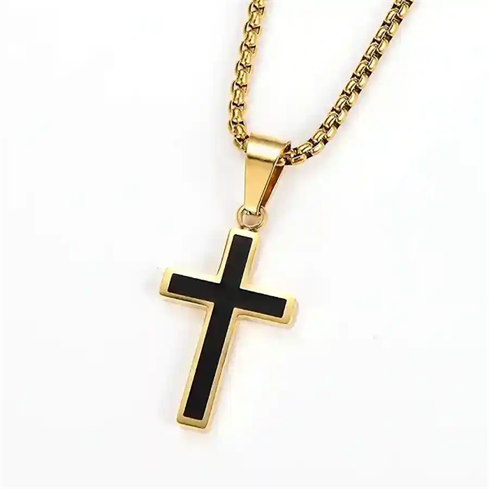 Kors halsband för män