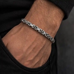 Hawn – Herrarmband i Rostfritt Stål 8 mm