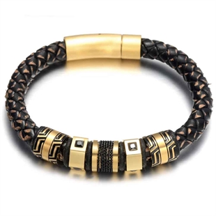 Classico herrarmband IP gold deluxe