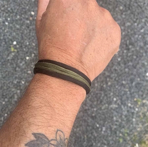 Grönt / svart Sailorman-armband för män