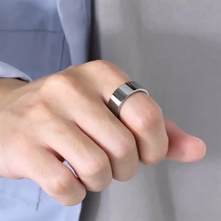 Tungstenring för män