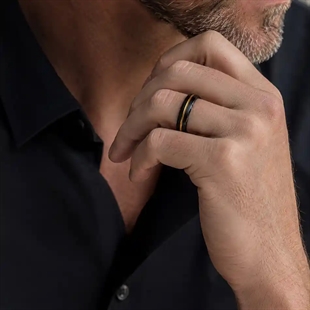Tungstenring för män