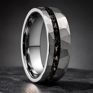 Aurelio herrring i matt tungsten – 6 eller 8 mm