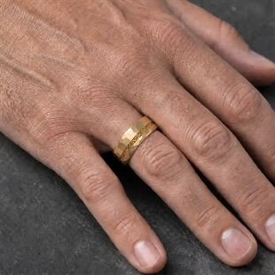 Aurelio–PVD förgylld tungstenring