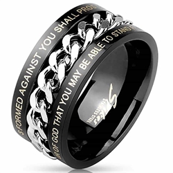 Bred herr-ring (316L)