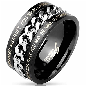 Bred herr-ring (316L)