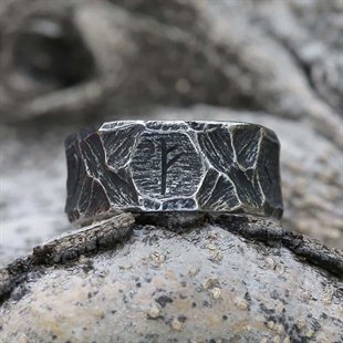 Old Viking / Ring i rostfritt stål