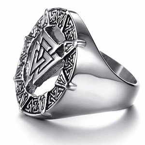 Nordisk tecken mens ring viking